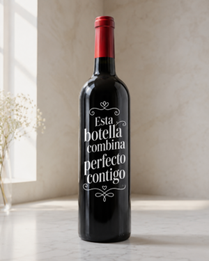 Esta botella combina perfecto contigo