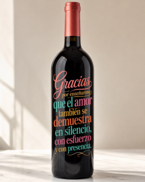 Gracias por enseñarme que el amor también se demuestra en silencio, con esfuerzo y con presencia.