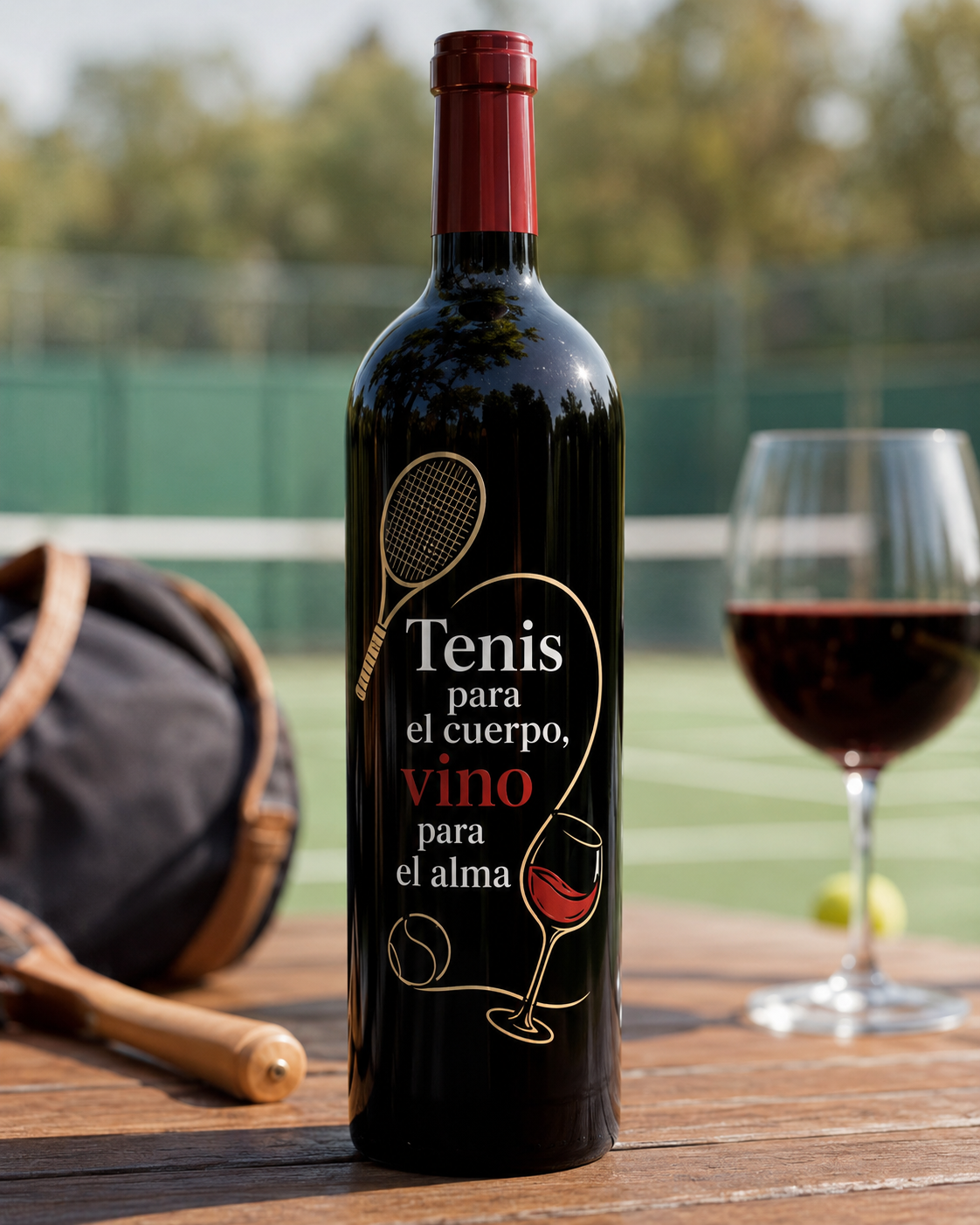 Tenis para el cuerpo, vino para el alma
